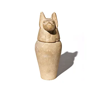 Ancient Egyptian dog statue, intricately carved, showcasing the cultural significance of dogs in ancient Egyptian society. Ancient Egyptian dog statue, intricately carved, showcasing the cultural significance of dogs in ancient Egyptian society.