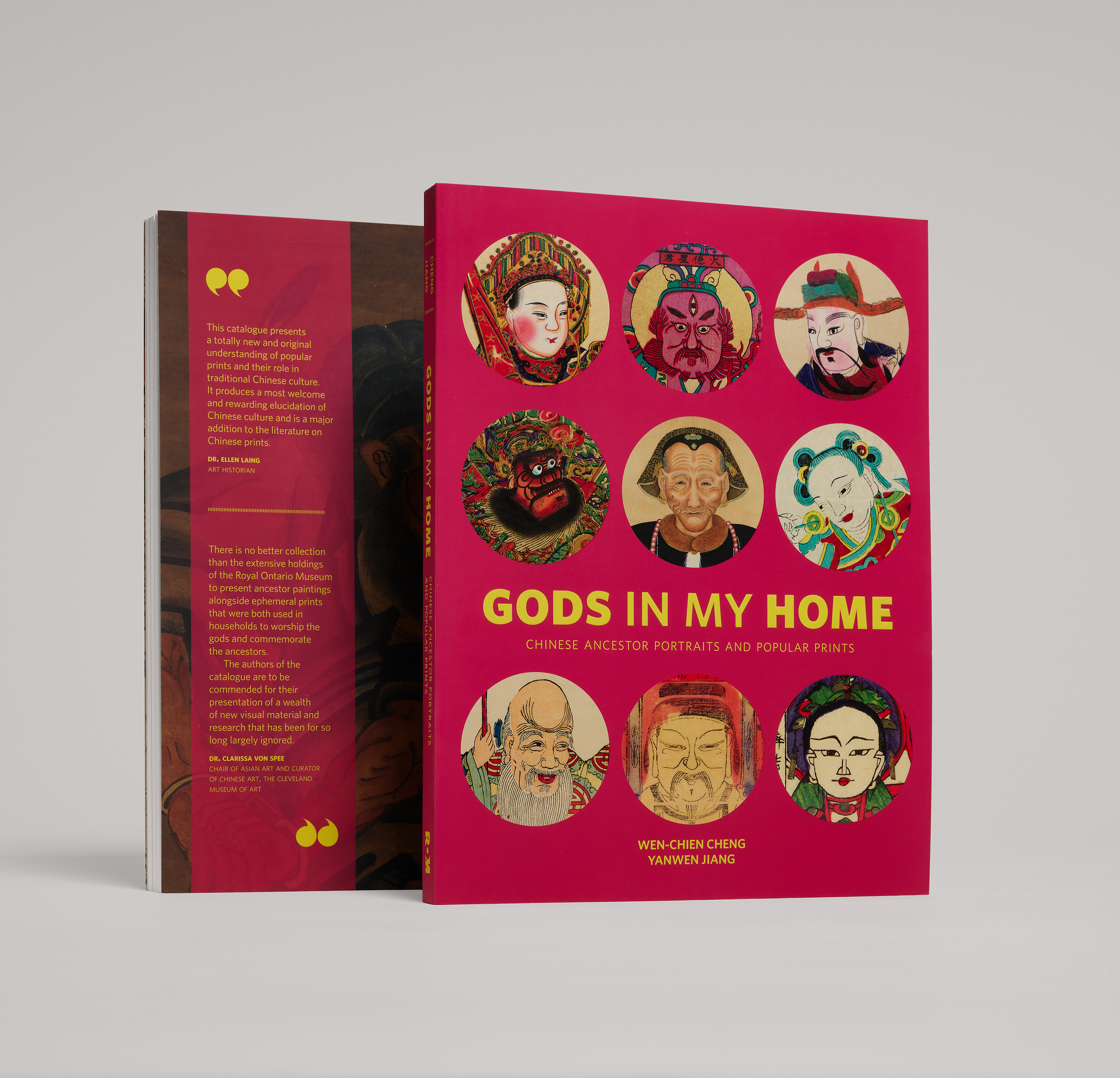 Front and back cover of Gods in My Home: Chinese New Year with Ancestor Portraits and Deity Prints