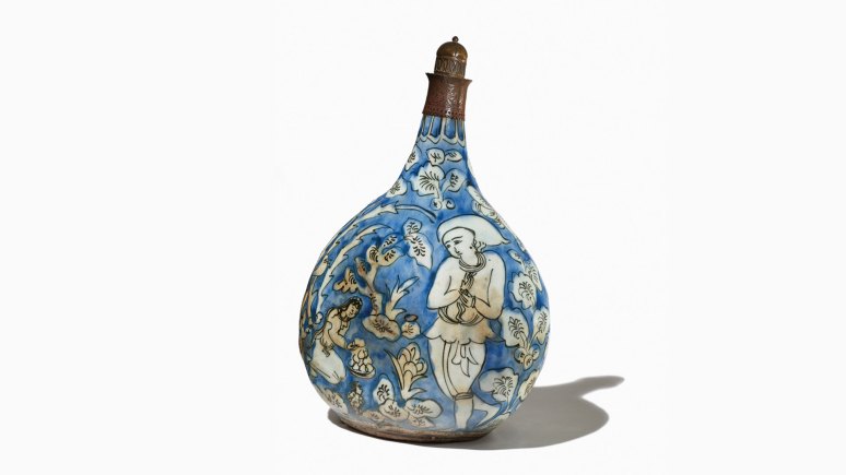 Bottle, 1650–70, Iran. Etta Taube Sherman Acquisitions Fund.