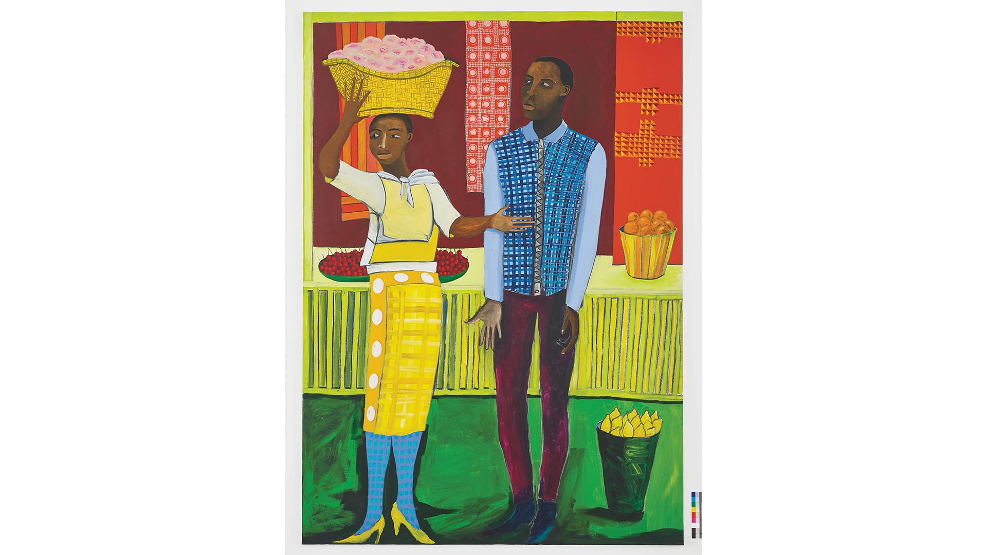 Painting by Lubaina Himid