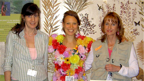 Staff and volunteers standing in the Hand's On Gallery at the ROM.