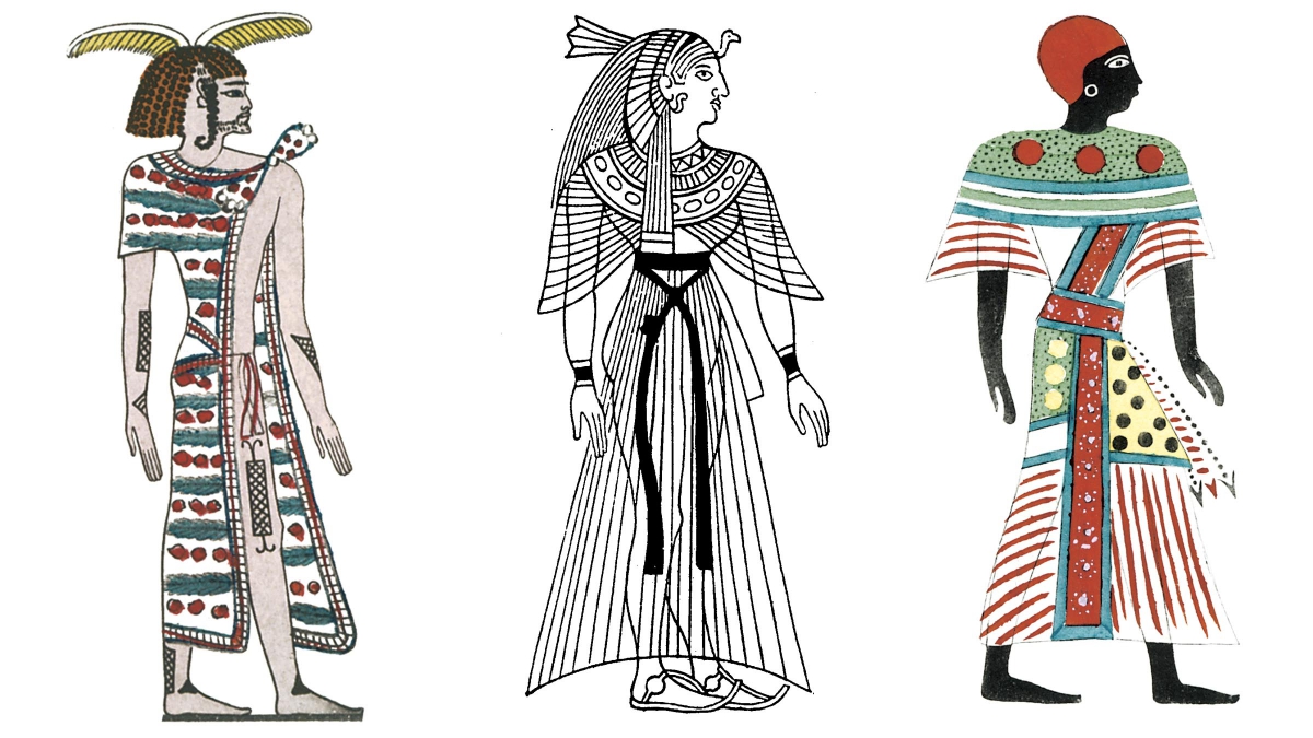 Traditional Egypt King Costume Ancient Egypt Priest Clothing for Men