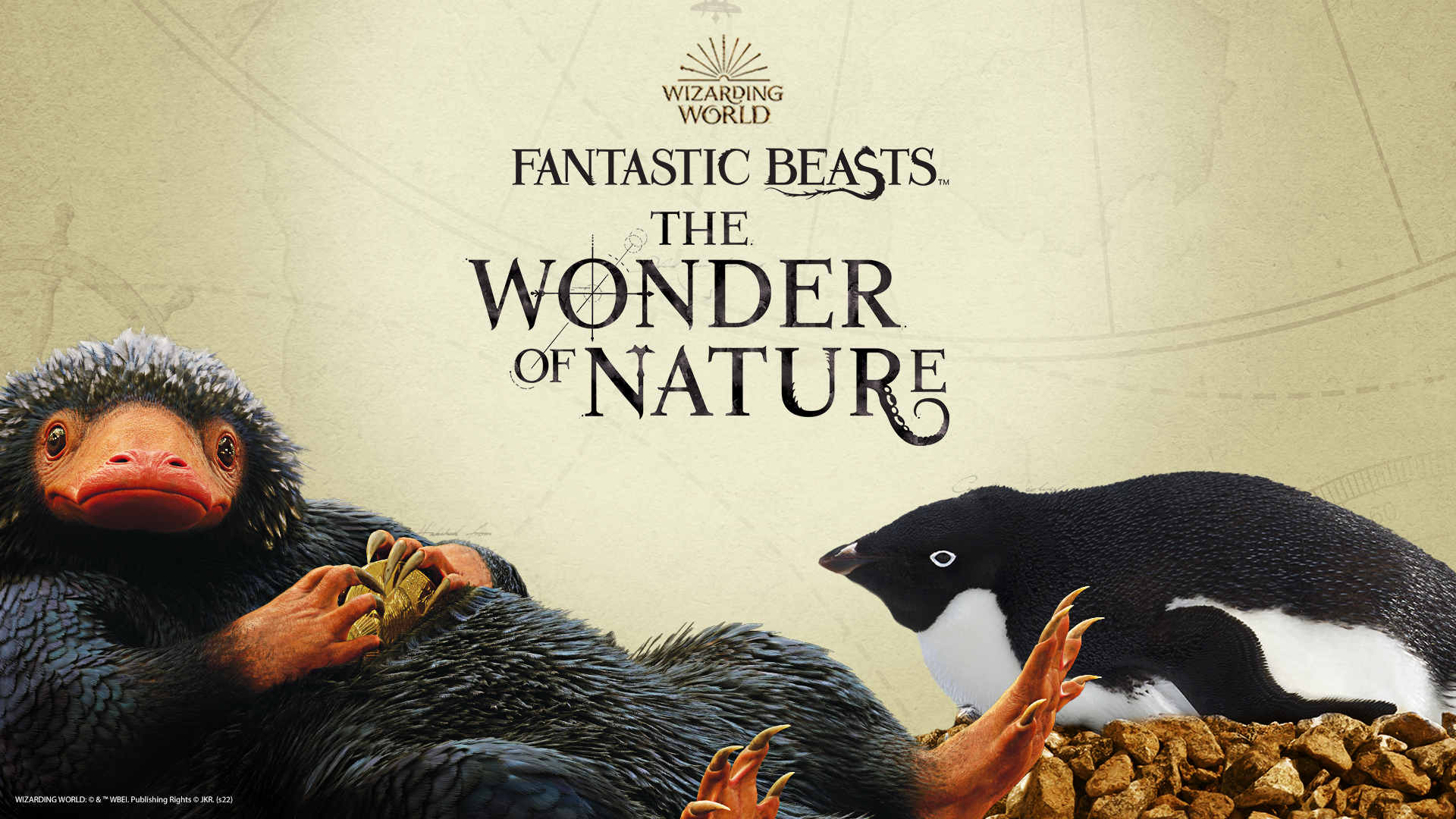 Fantastic Beasts with Penguin and Niffler
