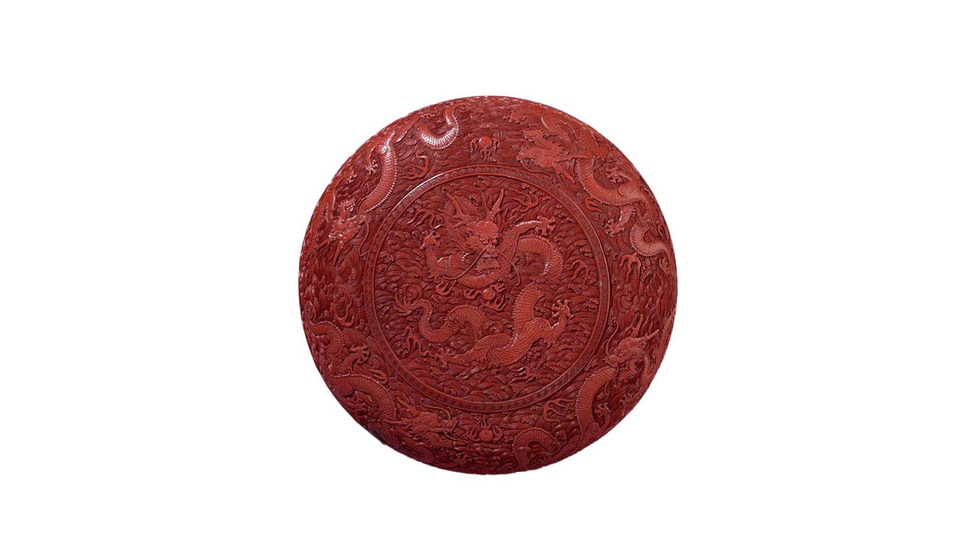 Red lacquer box