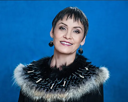 Susan Aglukark Canadian Inuk singer/songwriter.
