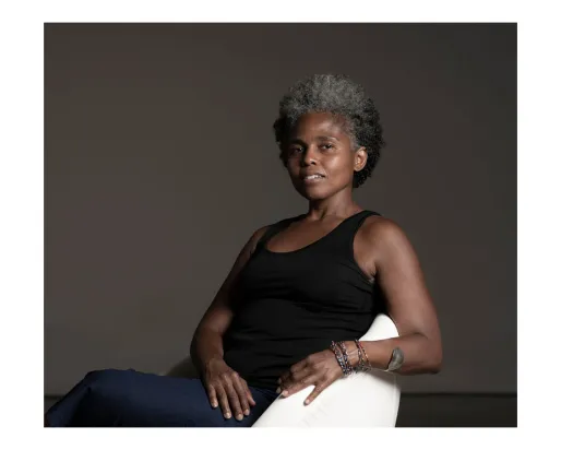 Portrait, Photograph of Sandra Brewster by Jalani Morgan.