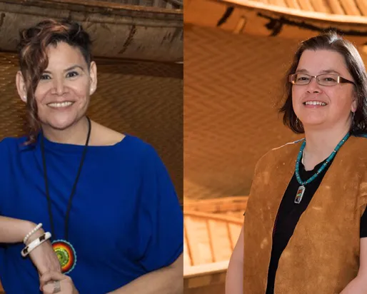 Headshots of J’net Ayayqwayaksheelth and Doe O’Brien-Teengs.
