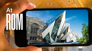 At ROM activity cover showing the museum displayed on a phone