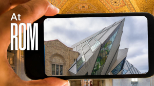 At ROM activity cover showing the museum displayed on a phone