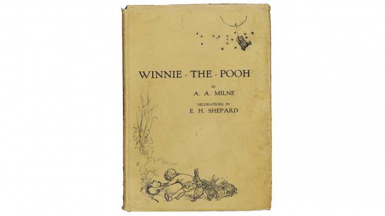 Winnie-the-Pooh first edition book cover.