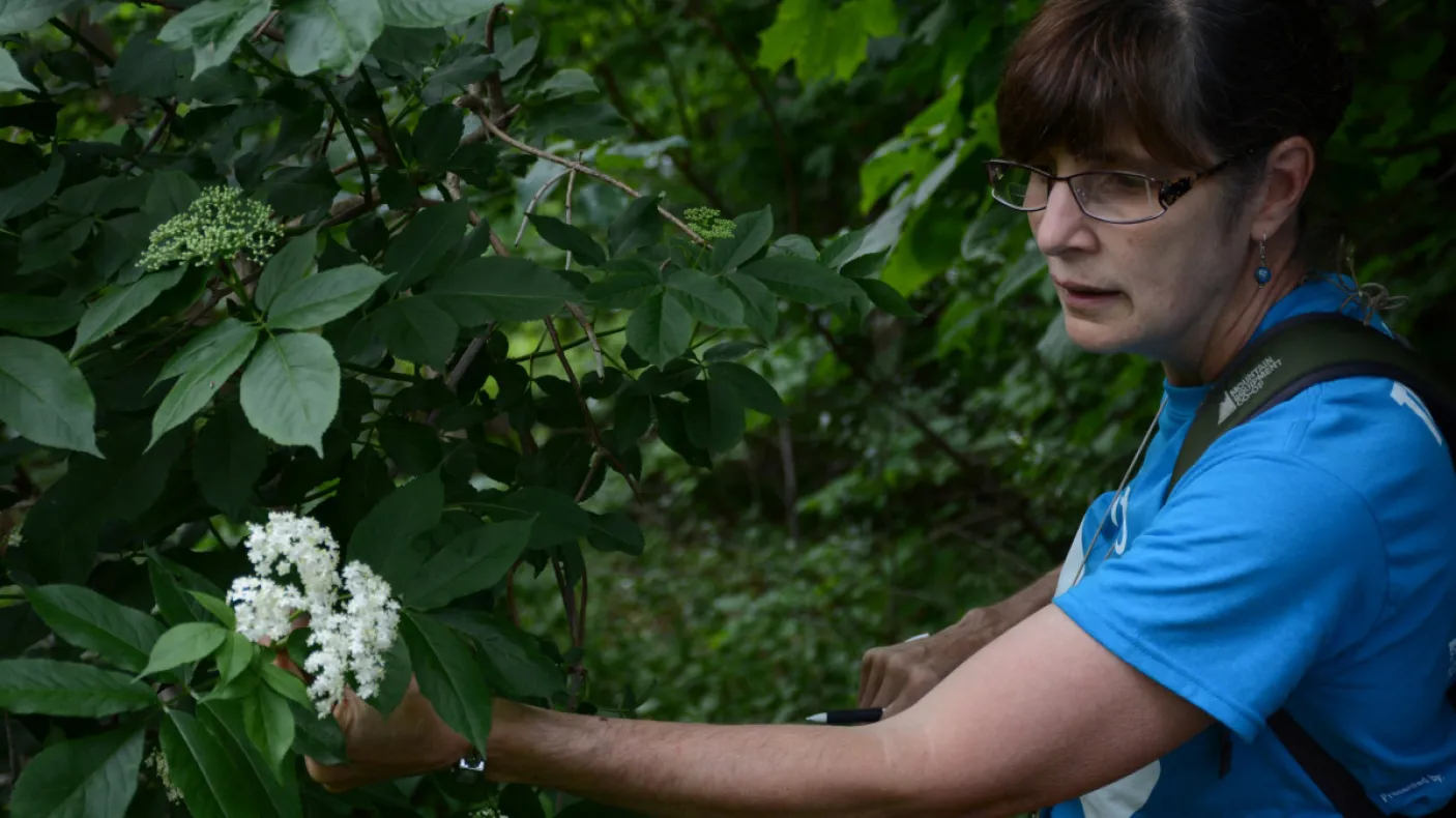 Deb Metsger sur le terrain.
