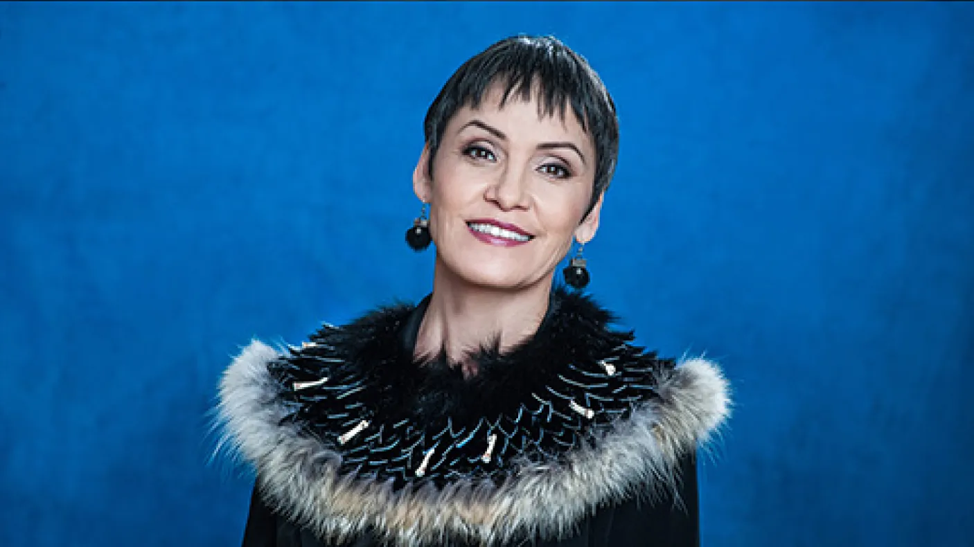 Susan Aglukark Canadian Inuk singer/songwriter.
