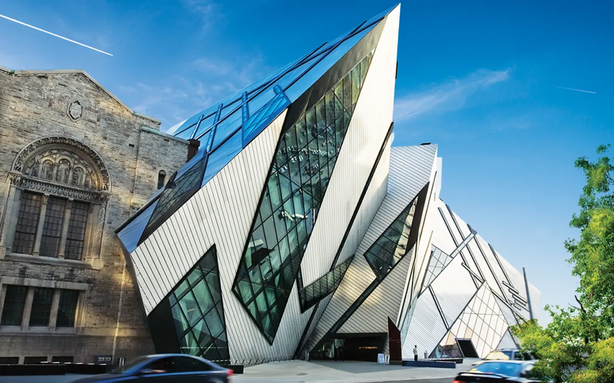 Royal Ontario Museum (ROM) Royal Ontario Museum Michael Lee-Chin Crystal. Bloor Street Entrance.