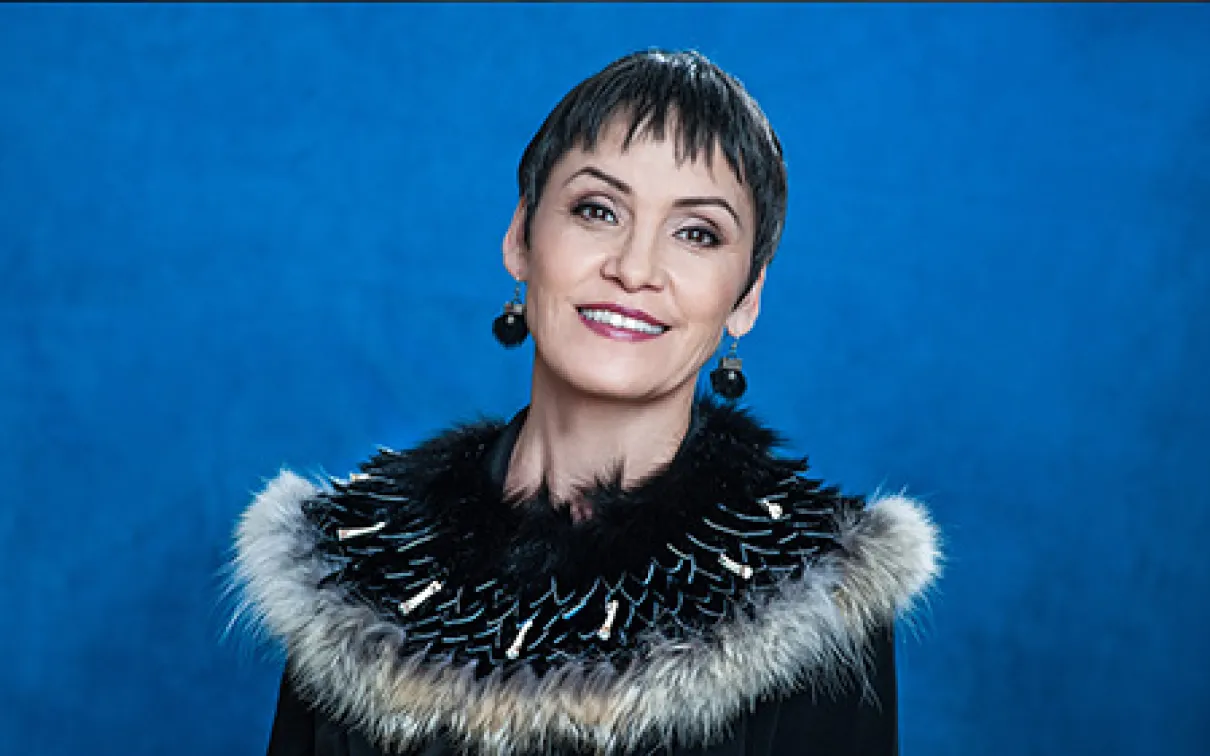 Susan Aglukark Canadian Inuk singer/songwriter.
