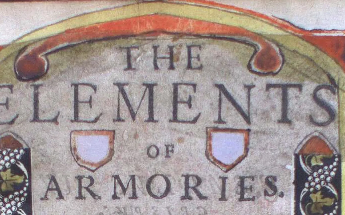 Edmund Bolton, The Elements of Armories, 1610