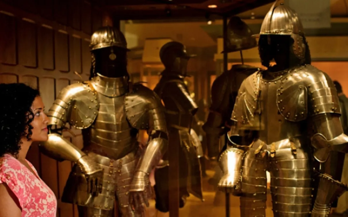 Trace the stylistic progression of armour and weaponry in both military and civilian contexts with fine examples from the ROM's arms and armour collection.