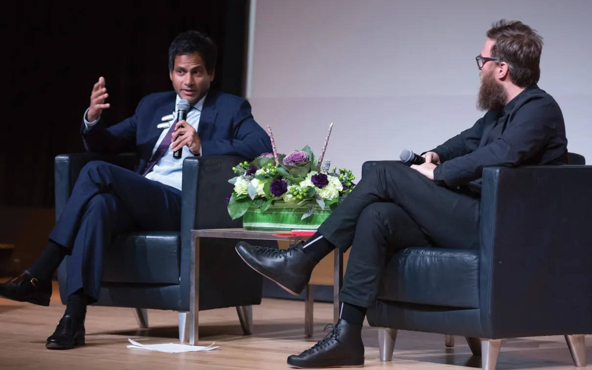 Jameel Jaffer and Charles Stenkievich ©Lisa Milosavijevic