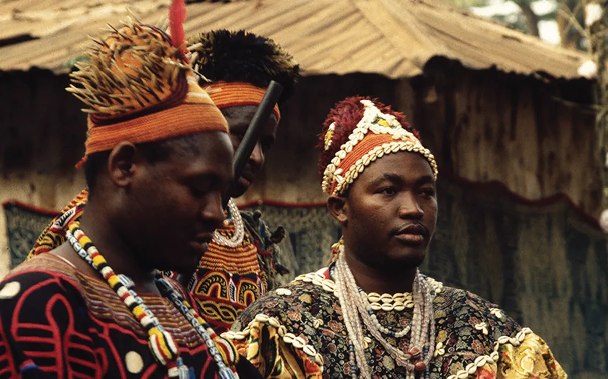 The fon of Bamessing and the fon of Babungo.