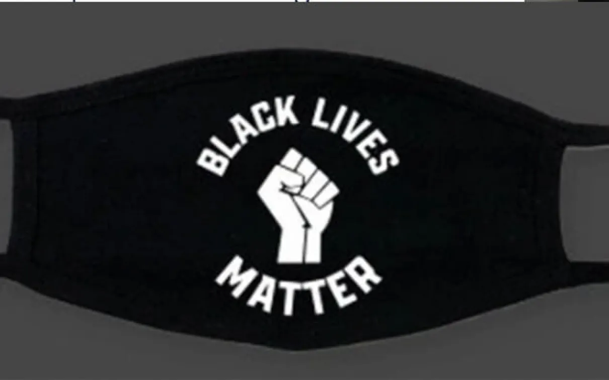 Mask by Life Is Black, Black Lives Matter.