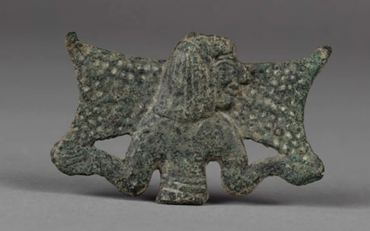 A.G. Leventis Foundation Gallery of Ancient Cyprus/Level 3/ Rare Bronze relief Rare bronze relief; Ancient Cyprus