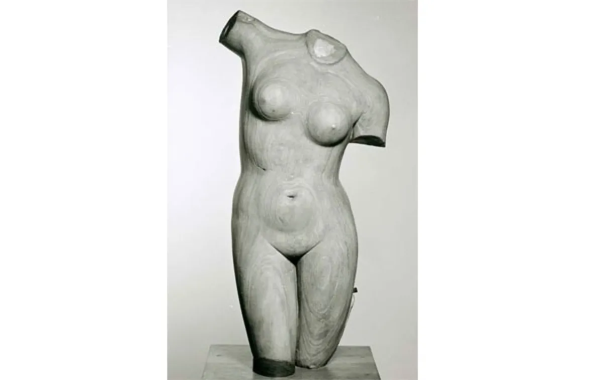 Statue of Aphrodite. Gods appeared in human form in ancient Greek art. Some statues of gods, like Aphrodite, goddess of love, become the epitome of a new approach in depicting feminine beauty.