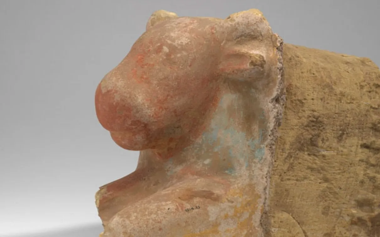 Conquests by Greece (332 BC) and Rome (30 BC) resulted in stylistic influences on local objects, such as this Roman-influenced animal head sculpture, produced in Meroe between 1 – 150 AD.