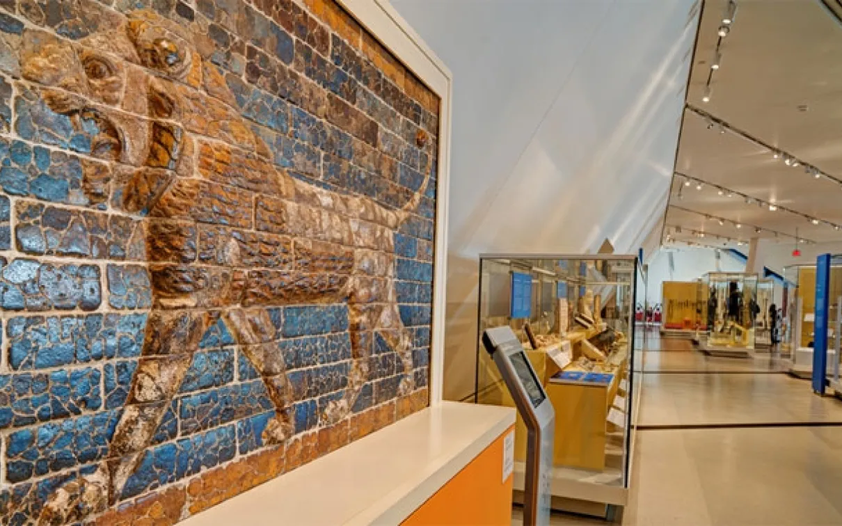 ROM's Striding Lion was found at the throne room façade of the palace of King Nebuchadnezzar II. Trace the history of the civilization that produced this legendary Babylonian king, whose accomplishments include the building of the Tower of Babel