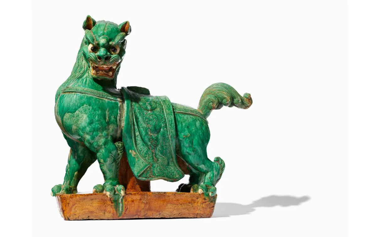 Lion candleholder. Made and used in China, 1400s – mid-1600s Photo © ROM