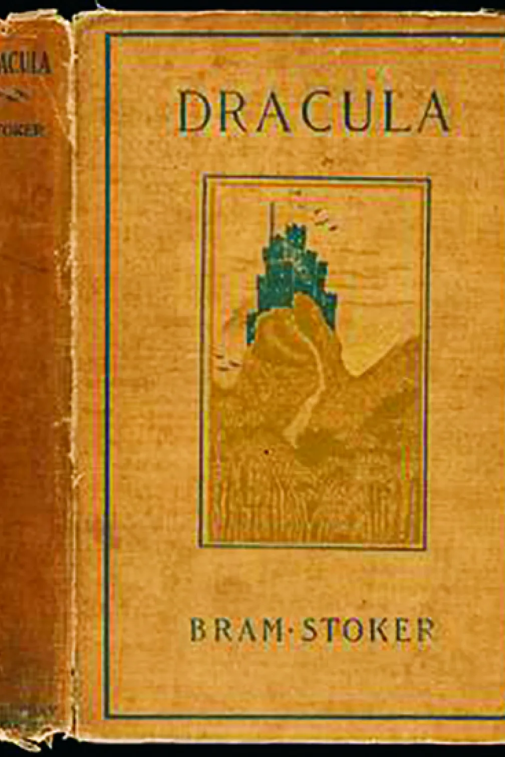 Dracula 1897 edition book cover.