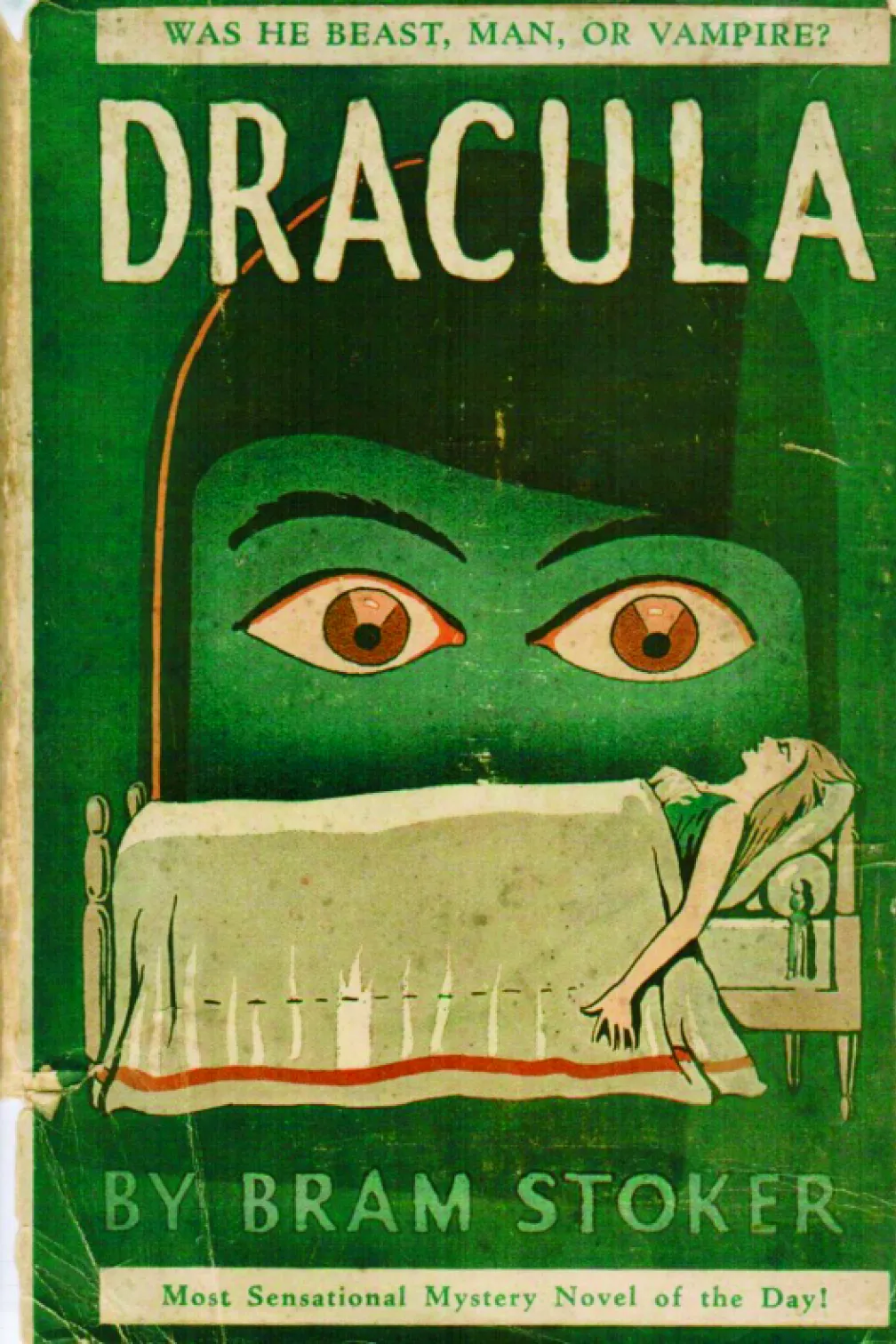 Dracula 1928 edition book cover.