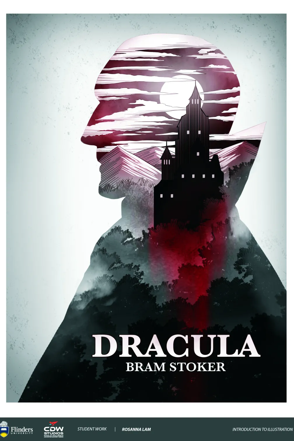 Dracula book cover.
