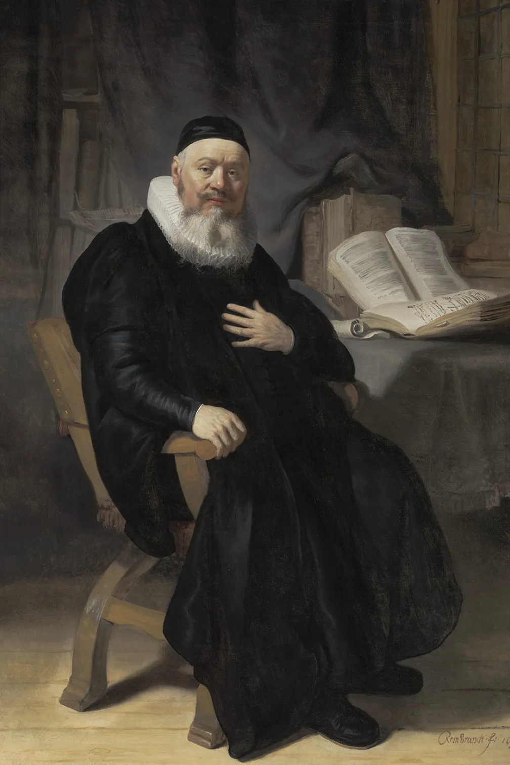 Rembrandt van Rijn, Reverend Johannes Elison, 1634. 