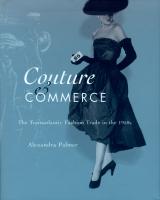 Front cover of the book Couture and Commerce