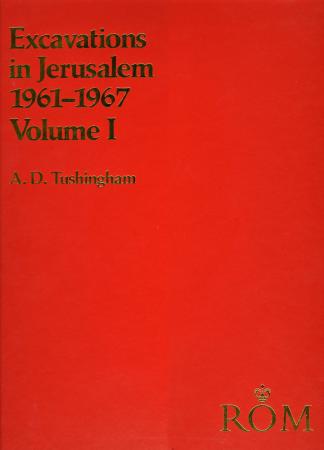 COver for the book Excavations in Jerusalem