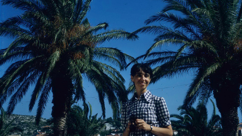 Veronika Gervers in Yugoslavia.
